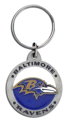 Baltimore Ravens NFL Keychain & Keyring - Pewter