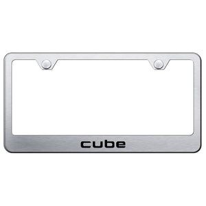 Nissan Cube Brushed License Plate Frame