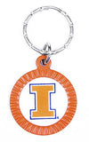 Illinois Fighting Illini Keychain & Keyring - Circle