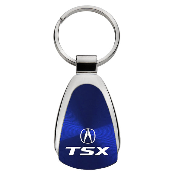 Acura TSX Keychain & Keyring - Blue Teardrop