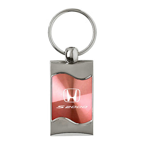 Honda S2000 Keychain & Keyring - Pink Wave