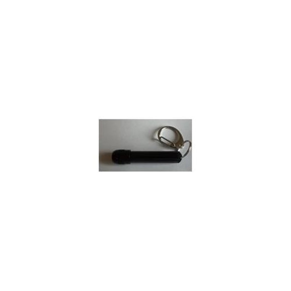 Promotional 10 lumen LED Flashlight Keychain - Black