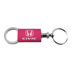 Honda Civic Keychain & Keyring - Pink Valet