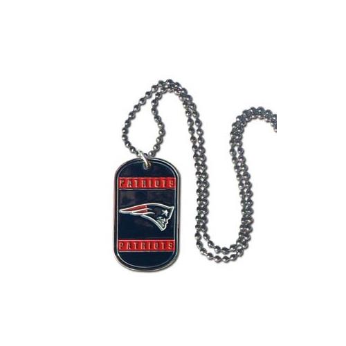 New England Patriots NFL Keychain & Keyring - Dog Tag