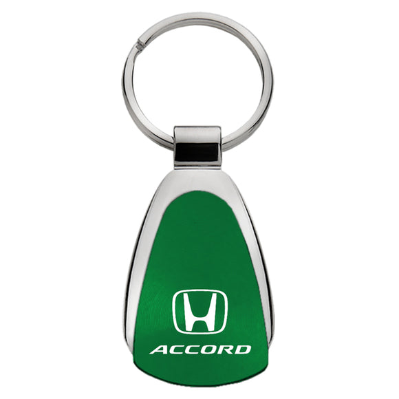 Honda Accord Keychain & Keyring - Green Teardrop