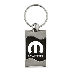 Mopar Keychain & Keyring - Black Wave