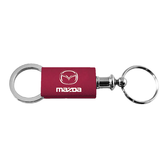 Mazda Keychain & Keyring - Burgundy Valet