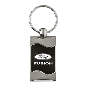 Ford Fusion Keychain & Keyring - Black Wave