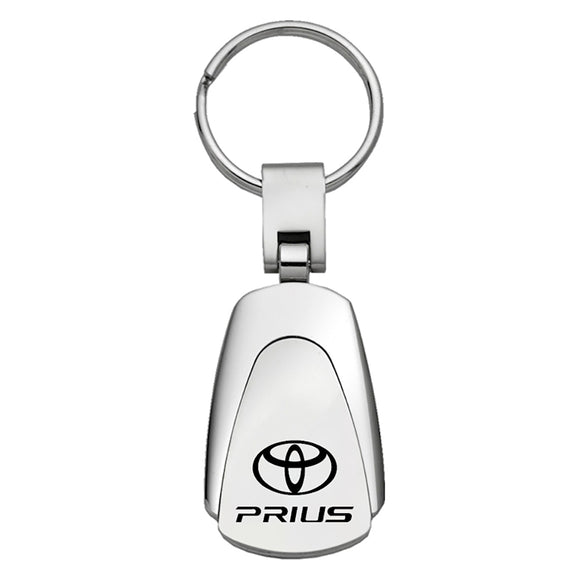 Toyota Prius Keychain & Keyring - Silver Teardrop