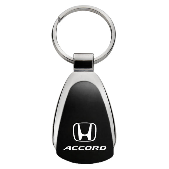 Honda Accord Keychain & Keyring - Black Teardrop