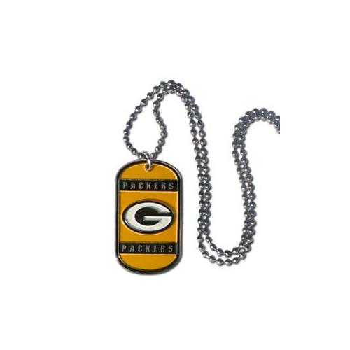 Green Bay Packers NFL Keychain & Keyring - Dog Tag