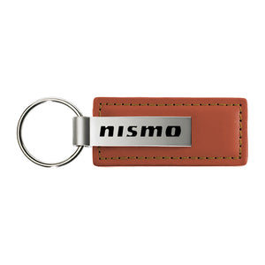 Nissan Nismo Keychain & Keyring - Brown Premium Leather