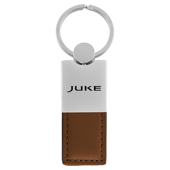 Nissan Juke Keychain & Keyring - Duo Premium Brown Leather