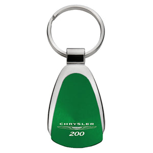 Chrysler 200 Keychain & Keyring - Green Teardrop