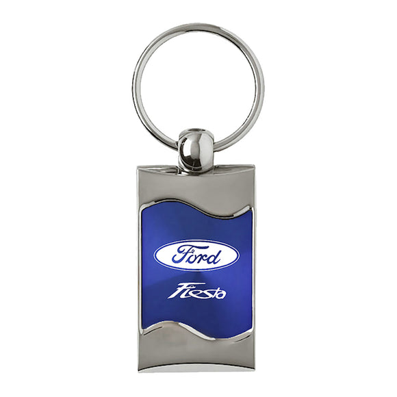 Ford Fiesta Keychain & Keyring - Blue Wave