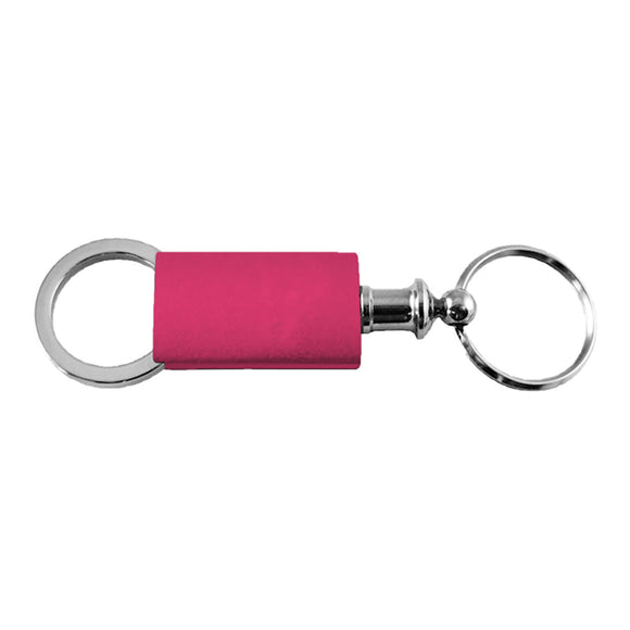 Metal Promotional Keychain & Keyring - Pink Valet
