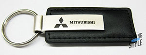Mitsubishi Keychain & Keyring - Premium Leather