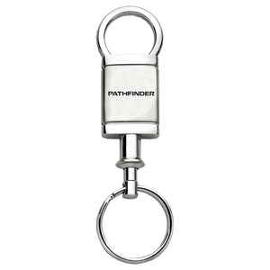 Nissan Pathfinder Satin Chrome Valet Keychain