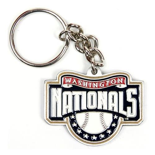 Washington Nationals MLB Keychain & Keyring - Pewter