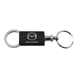 Mazda Zoom Zoom Keychain & Keyring - Black Valet