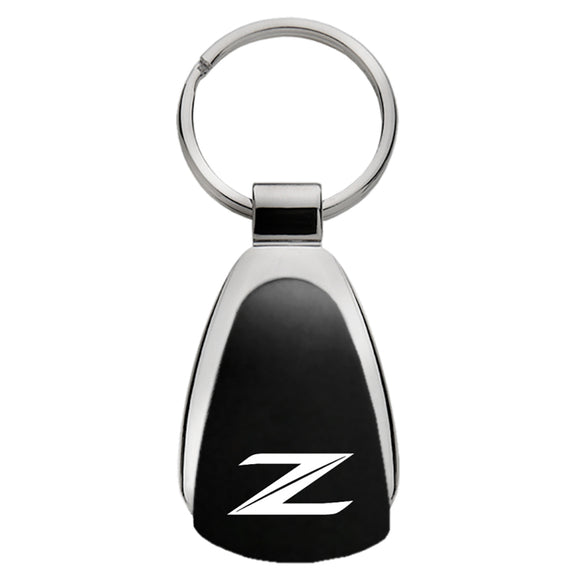 Nissan Z (New) Keychain & Keyring - Black Teardrop