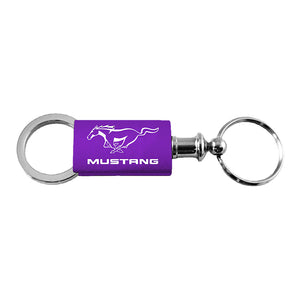 Ford Mustang Keychain & Keyring - Purple Valet