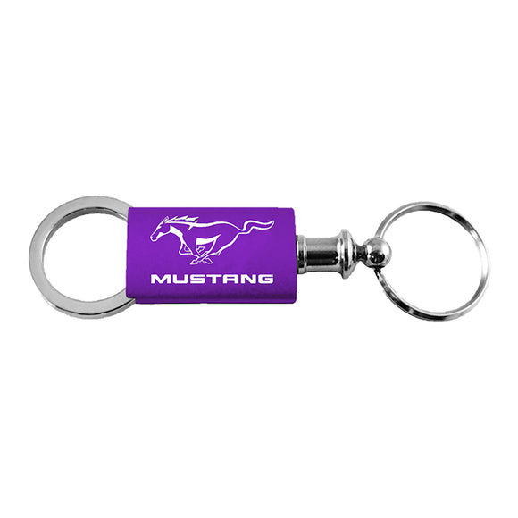 Ford Mustang Keychain & Keyring - Purple Valet