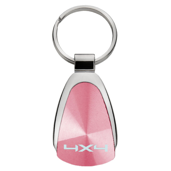 Ford 4x4 Keychain & Keyring - Pink Teardrop