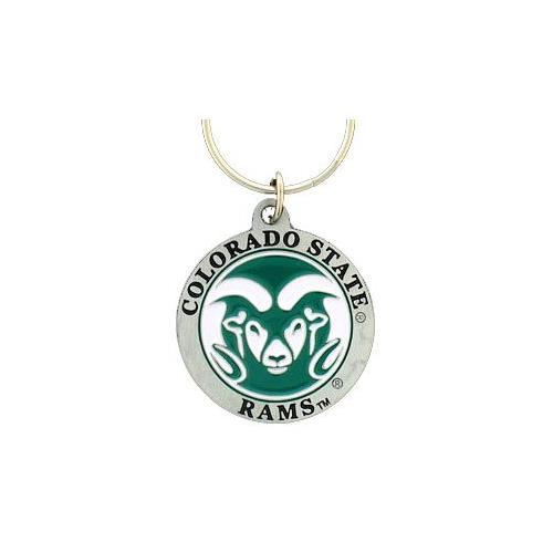 Colorado State Rams Keychain & Keyring - Pewter