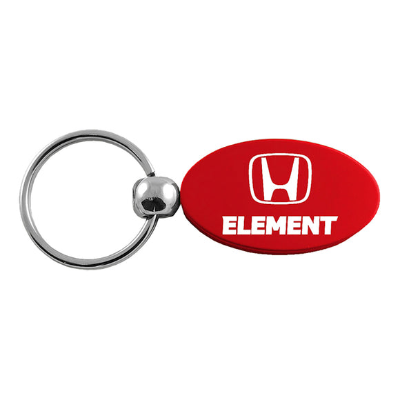 Honda Element Keychain & Keyring - Red Oval