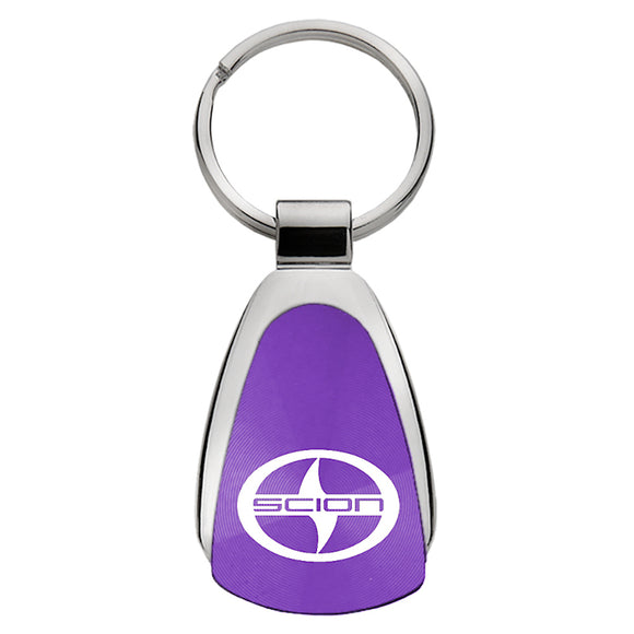 Scion Keychain & Keyring - Purple Teardrop