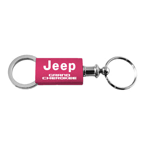 Grand Cherokee Keychain & Keyring - Pink Valet