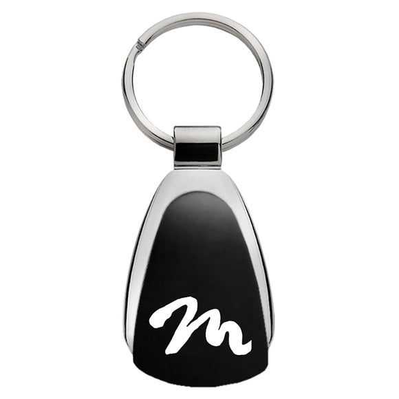 Mazda M Keychain & Keyring - Black Teardrop