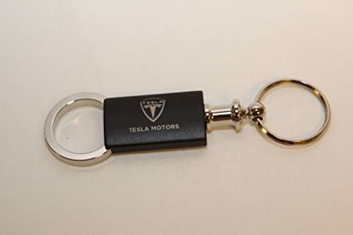 Tesla Keychain & Keyring - Black Valet
