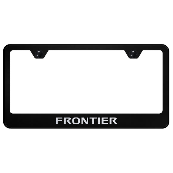 Nissan Frontier Black License Plate Frame