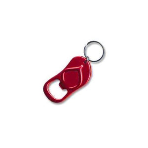 Sandle Keychain & Keyring - Bottle Opener - Red