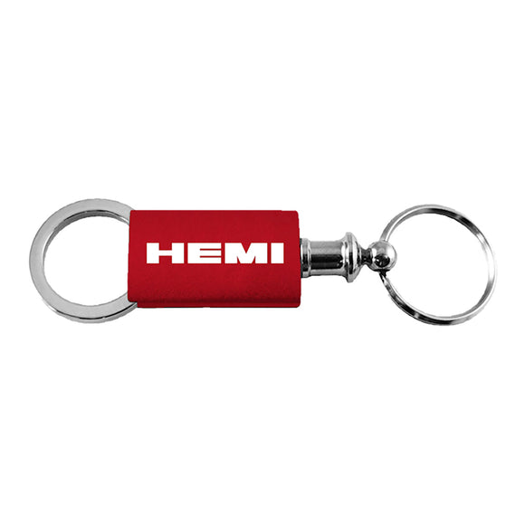 Dodge Hemi Keychain & Keyring - Red Valet
