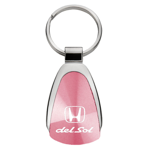 Honda Del Sol Keychain & Keyring - Pink Teardrop