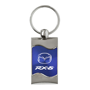 Mazda RX-8 Keychain & Keyring - Blue Wave