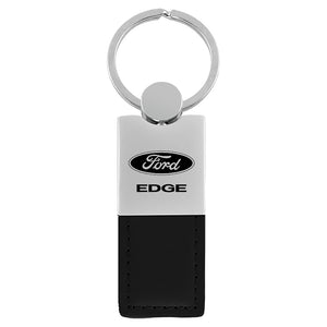 Ford Edge Keychain & Keyring - Duo Premium Black Leather