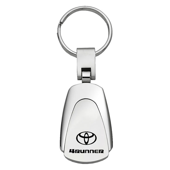 Toyota 4Runner Keychain & Keyring - Silver Teardrop