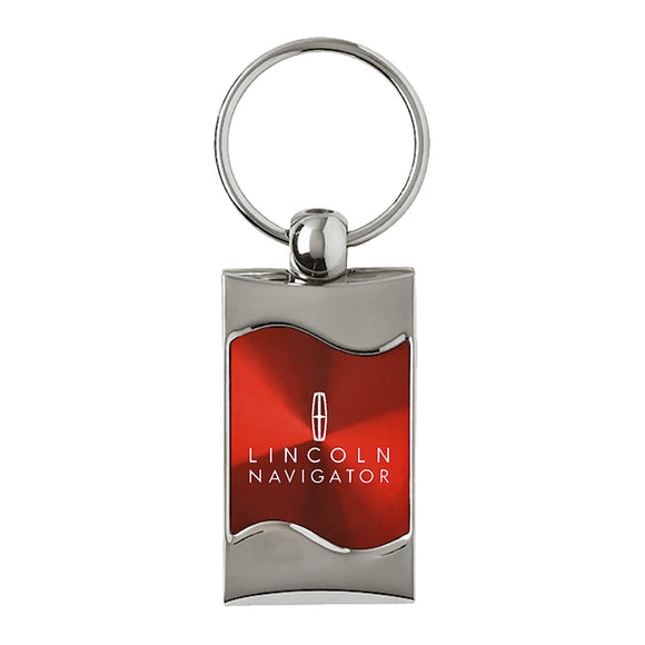 Lincoln Navigator Keychain & Keyring - Red Wave