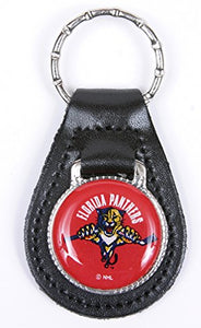 Florida Panthers Keychain & Keyring - Leather