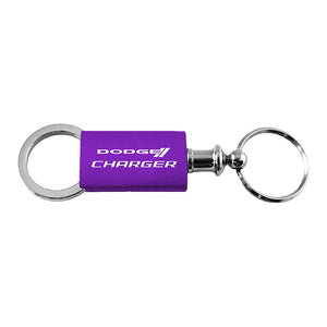 Dodge Charger Keychain & Keyring - Purple Valet