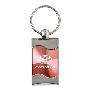 Toyota Corolla Keychain & Keyring - Pink Wave