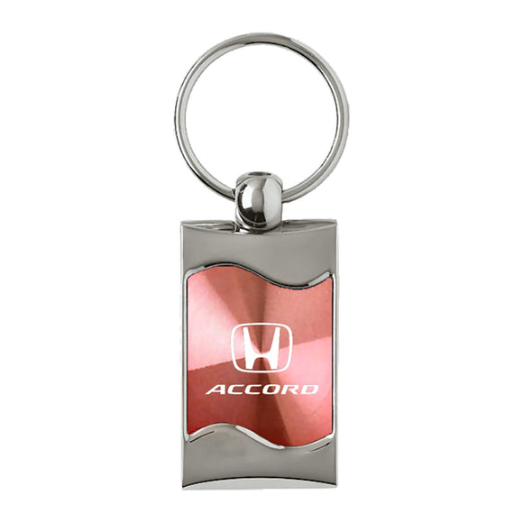 Honda Accord Keychain & Keyring - Pink Wave
