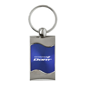 Dodge Dart Keychain & Keyring - Blue Wave