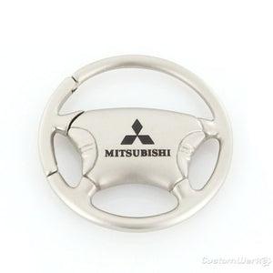 Mitsubishi Keychain & Keyring - Steering Wheel