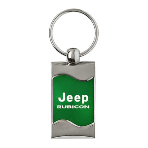 Jeep Rubicon Keychain & Keyring - Green Wave