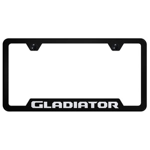 Jeep Gladiator Cut-Out Frame - Laser Etched Black